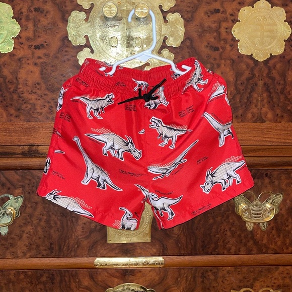 COPY - MAYORAL Great Adventures Dinosaur Swim Trunks & T-Shirt Set Sz. 6/7 - Picture 4 of 8